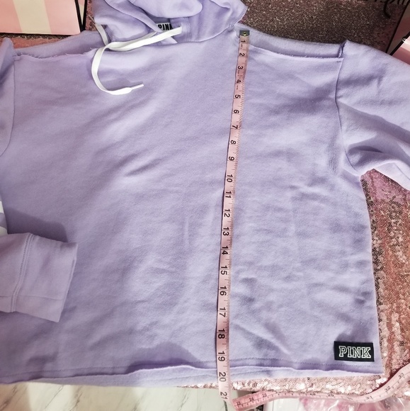 * LAST 1 *  NWT!  Pink VS cold shoulder  hoodie - Picture 8 of 8